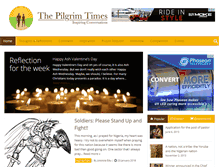 Tablet Screenshot of pilgrimtimes.com